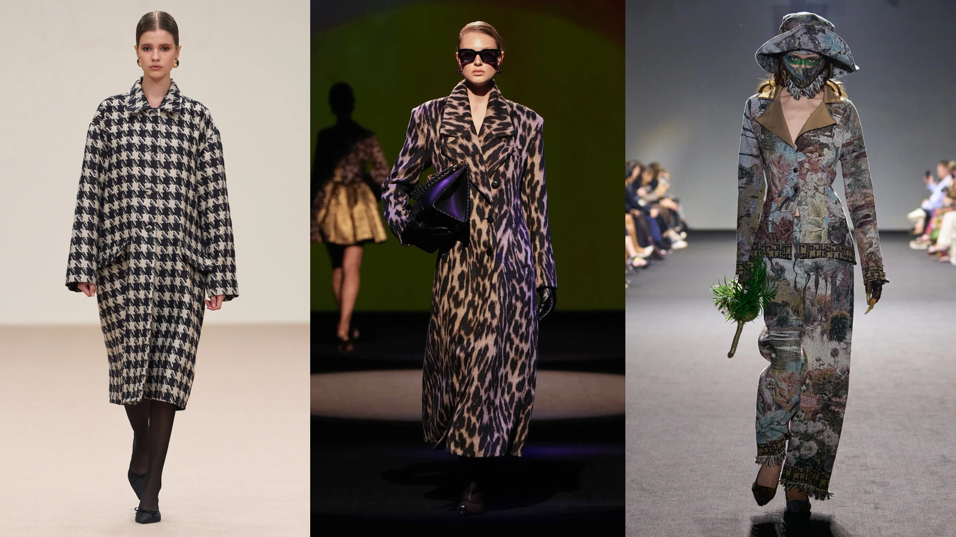 Del estampado pata de gallo al estampado animal: descubre las principales tendencias de la Semana de la Moda de Dubái